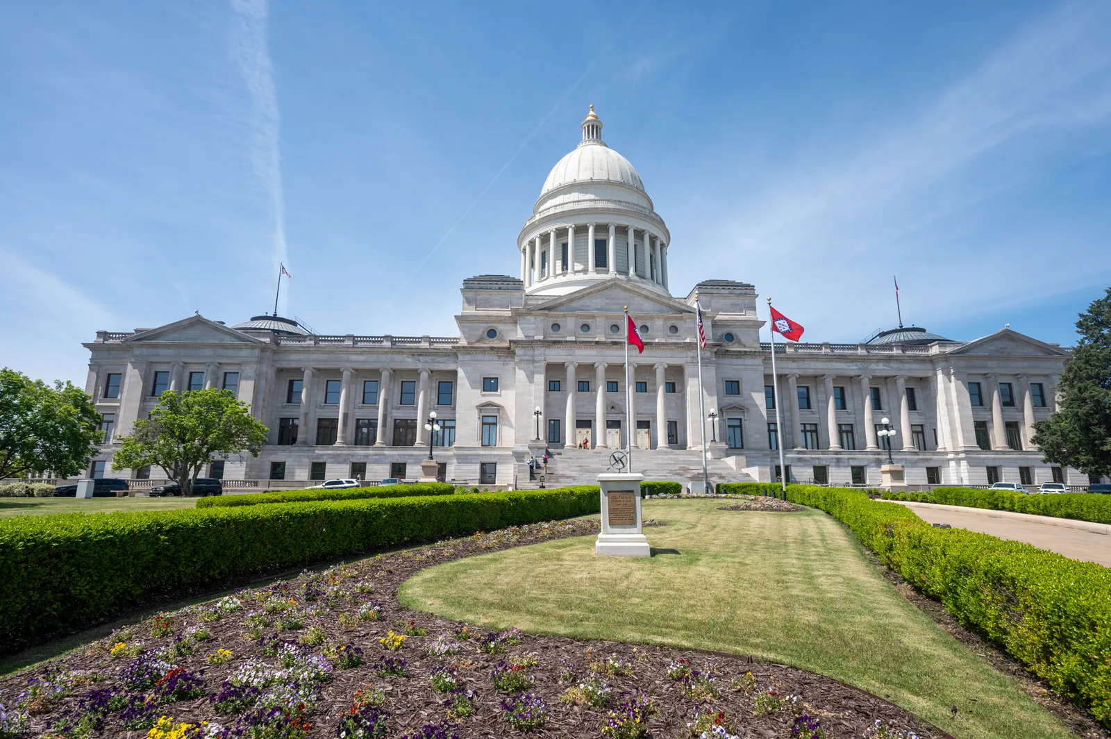 Arkansas State Capitol in Little Rock, Arkansas