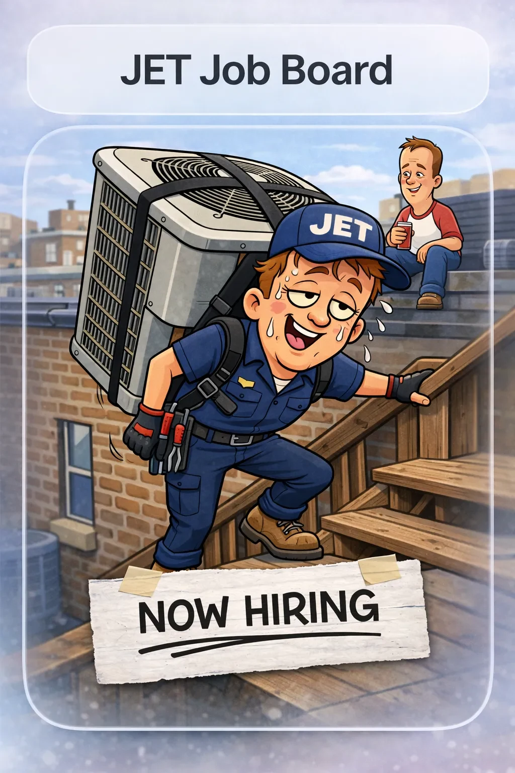 Jet Heat and Air team at work