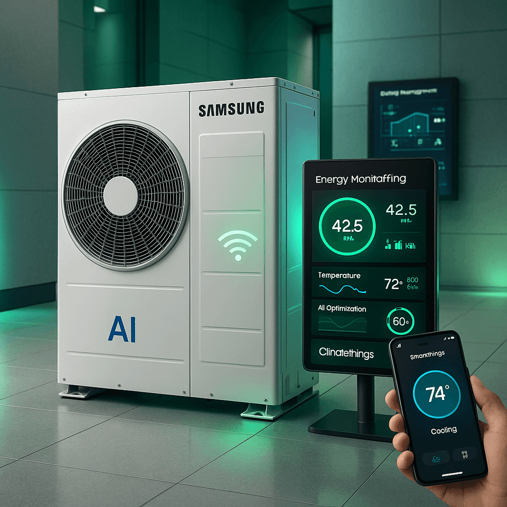 Samsung AI-powered HVAC system with smart controls