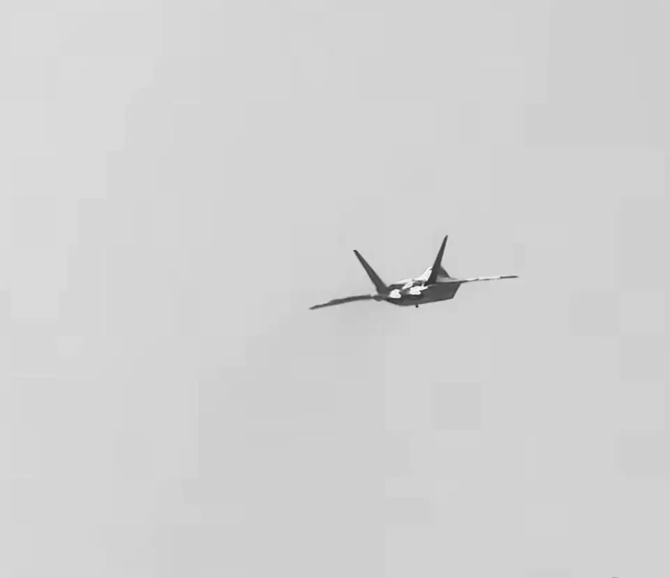 F-22 Raptor in flight